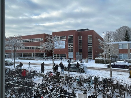 Sneeuwpret op het CGU