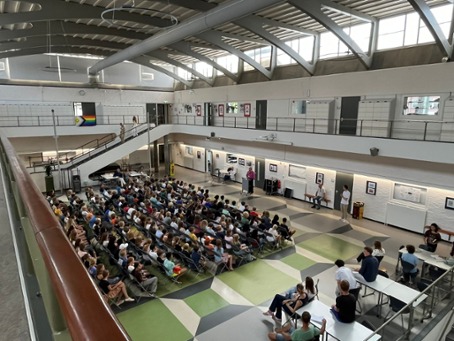 Kennismaking nieuwe brugklasleerlingen